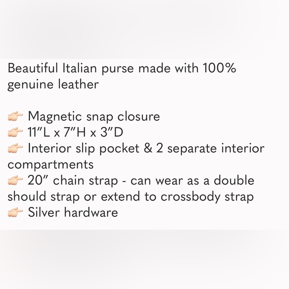 Marina Galanti 🇮🇹 Black Reptile Skin Shoulder Bag - Picture 5 of 17